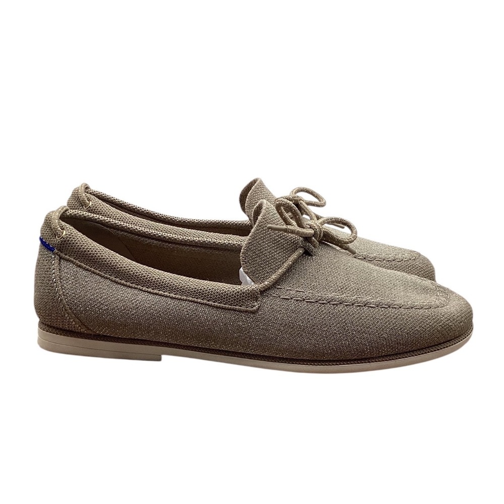 Rothy's Knit Moccasin Loafers in Taupe - Picture 5 of 9